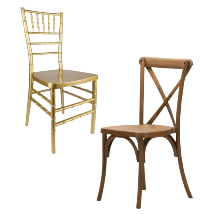 Chiavari and Crossback Chairs